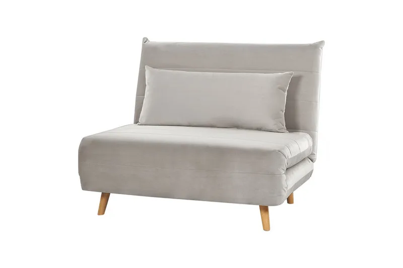 Sovesofa Setten - Grå, lyst tre - Møbler - Stoler & lenestoler - Lenestoler - Sovestol