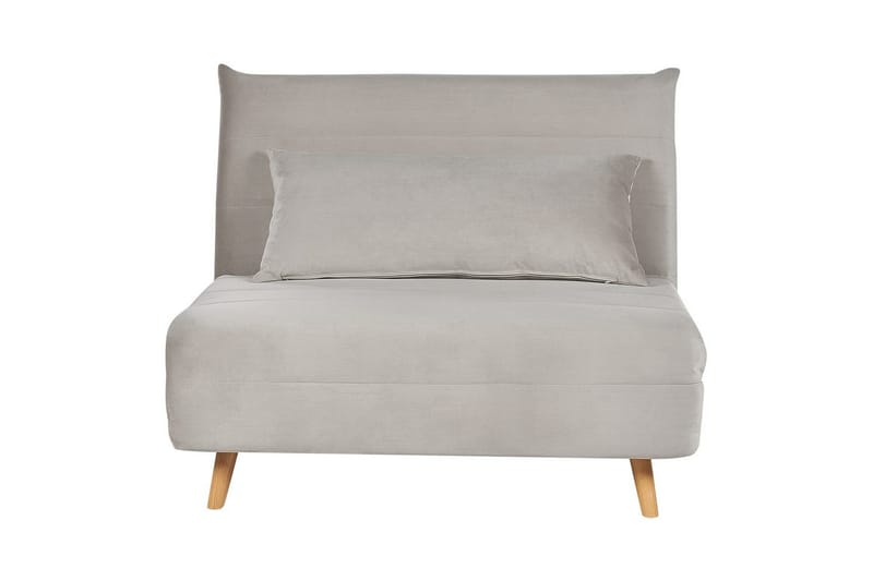 Sovesofa Setten, Grå, lyst tre