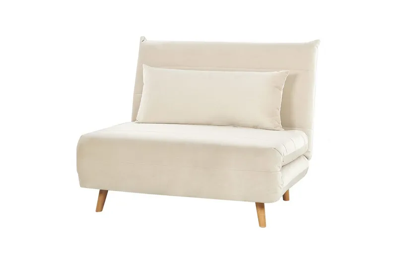 Sovesofa Setten - Hvit, lyst tre - Møbler - Stoler & lenestoler - Lenestoler - Sovestol