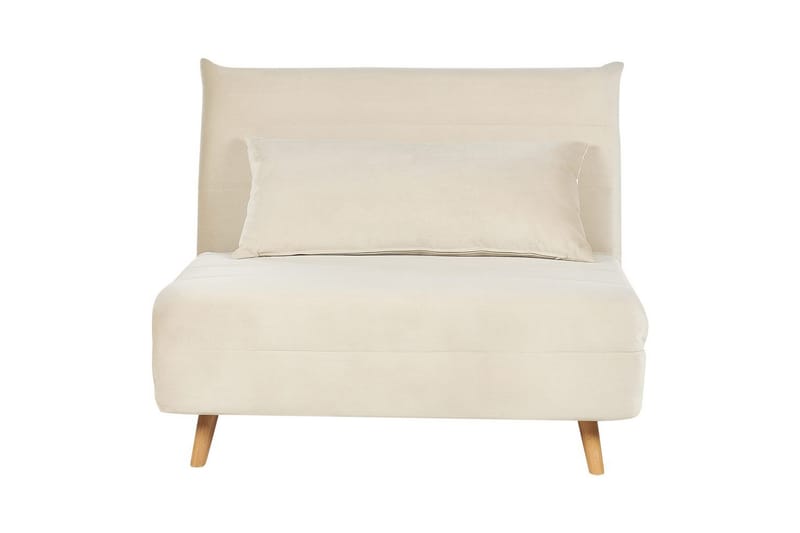 Sovesofa Setten - Hvit, lyst tre - Møbler - Stoler & lenestoler - Lenestoler - Sovestol
