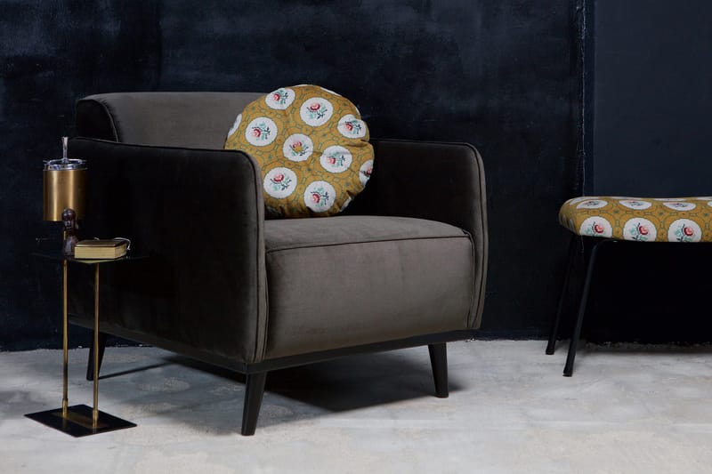 Statement Fløyelslenestol - Grønn - Møbler - Stoler & lenestoler - Lenestoler