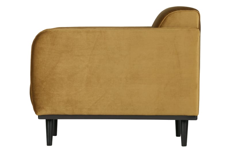 Statement Fløyelslenestol - Honninggul - Møbler - Stoler & lenestoler - Lenestoler