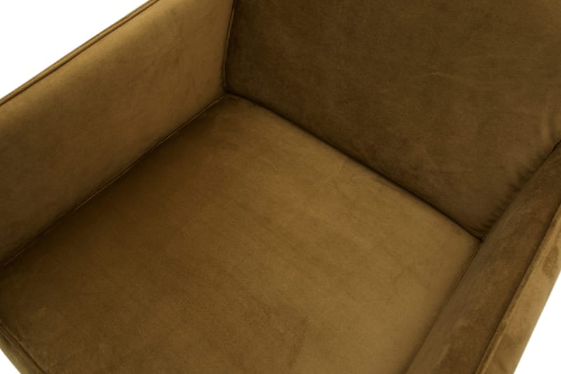 Statement Fløyelslenestol - Honninggul - Møbler - Stoler & lenestoler - Lenestoler