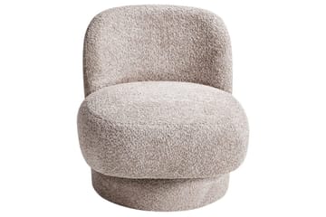 Svingbar lenestol Aylo - Beige - Møbler - Stoler & lenestoler - Lenestoler - Lenestoler uten armlene