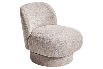 Svingbar lenestol Aylo - Beige - Møbler - Stoler & lenestoler - Lenestoler - Lenestoler uten armlene