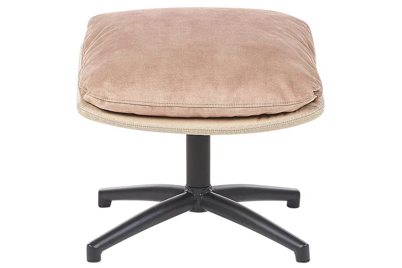 Svingbar lenestol Eide - Beige, svart - Møbler - Stoler & lenestoler - Lenestoler - Lenestoler uten armlene