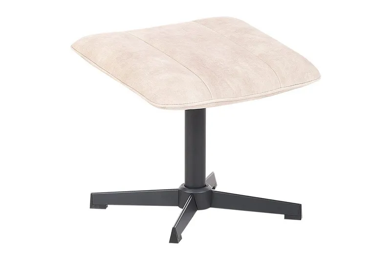 Svingbar lenestol Lia - Beige, svart - Møbler - Stoler & lenestoler - Lenestoler - Lenestoler uten armlene