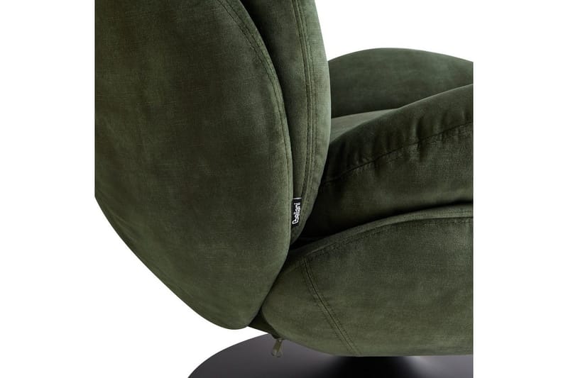 Svingbar lenestol Nolvik - Grønn, Svart, Grønn, svart - Møbler - Stoler & lenestoler - Lenestoler - Lenestoler uten armlene