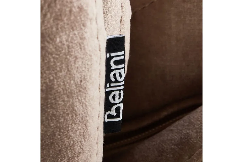 Svingbar lenestol Nolvik - Sandbeige, svart - Møbler - Stoler & lenestoler - Lenestoler - Lenestoler uten armlene