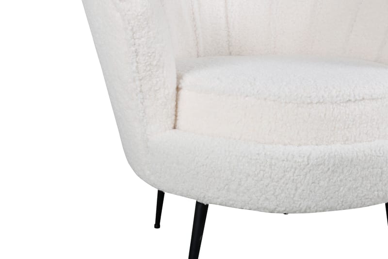 Teddy Lenestol Calais - Hvit - Møbler - Stoler & lenestoler - Lenestoler