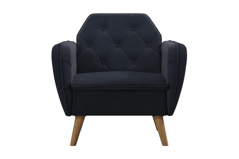 Teresa Lenestol Fløyel/Blå - Novogratz - Møbler - Stoler & lenestoler - Lenestoler