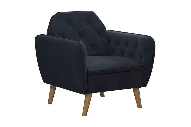 Teresa Lenestol Fløyel/Blå, Novogratz