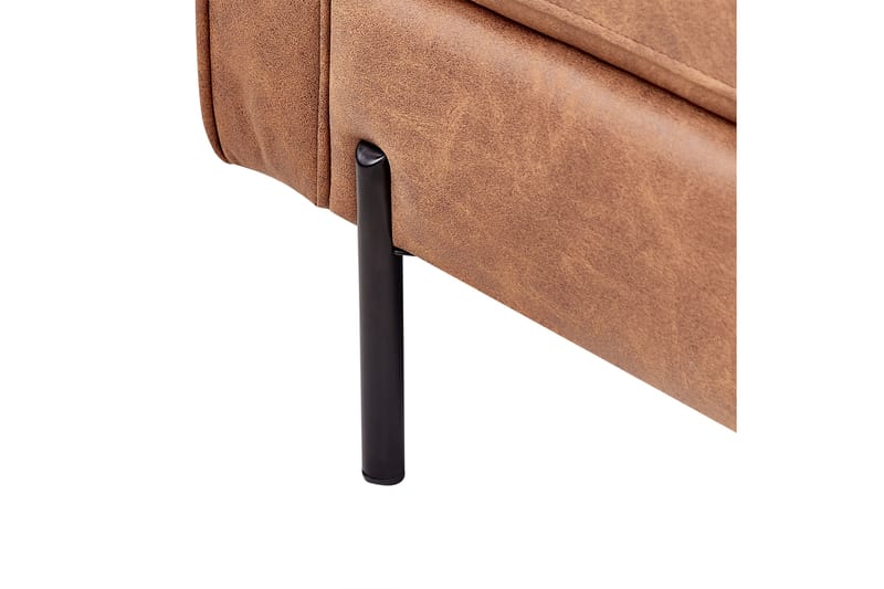 Toliman Sjeselong 172 cm Venstre - Brun/Svart - Møbler - Stoler & lenestoler - Lenestoler - Sjeselonglenestol & divanlenestol