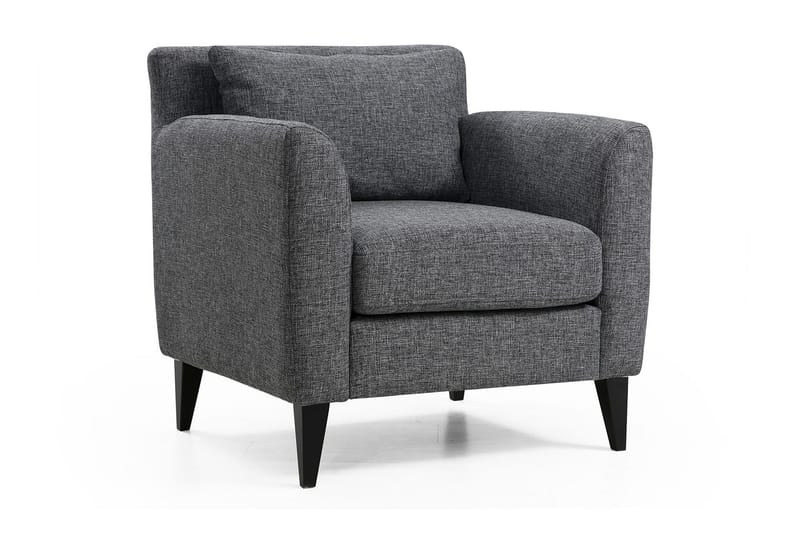 Tomski Lenestol med Armlene, Grå