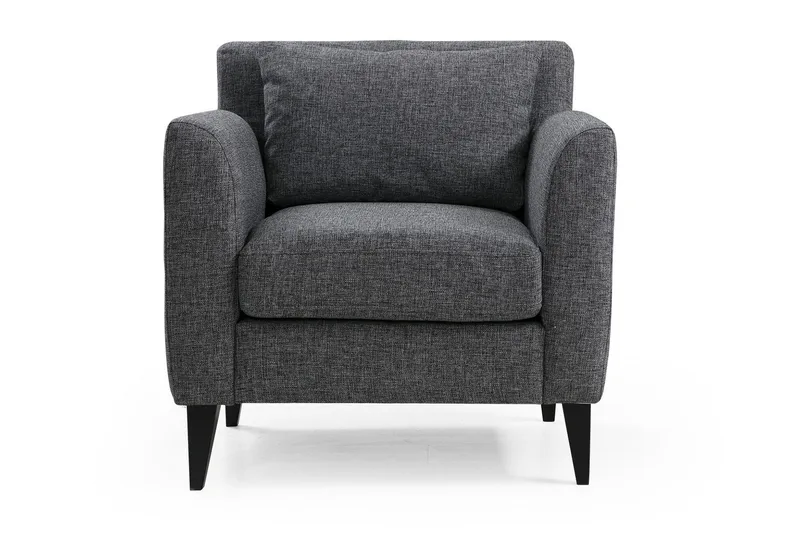 Tomski Lenestol med Armlene - Grå - Møbler - Stoler & lenestoler - Lenestoler