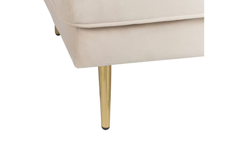 Topo Sjeselong 171 cm Venstre - Beige/Gull - Møbler - Stoler & lenestoler - Lenestoler - Sjeselonglenestol & divanlenestol