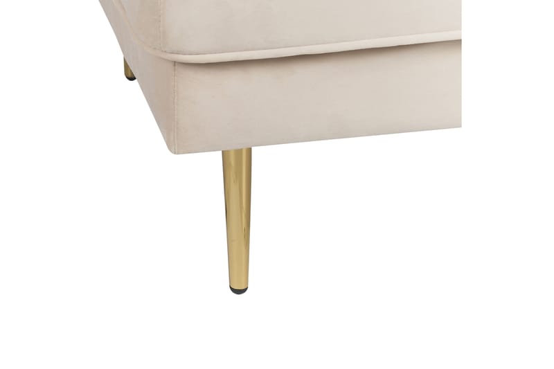 Topo Sjeselong 171 cm Venstre - Beige/Gull - Møbler - Stoler & lenestoler - Lenestoler - Sjeselonglenestol & divanlenestol
