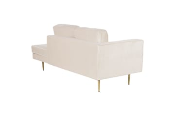 Topo Sjeselong 171 cm Venstre - Beige/Gull - Møbler - Stoler & lenestoler - Lenestoler - Sjeselonglenestol & divanlenestol