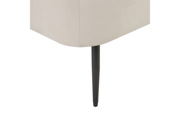 Toshio Sjeselong 76 cm Venstre - Hvit/Oransje - Møbler - Stoler & lenestoler - Lenestoler - Sjeselonglenestol & divanlenestol