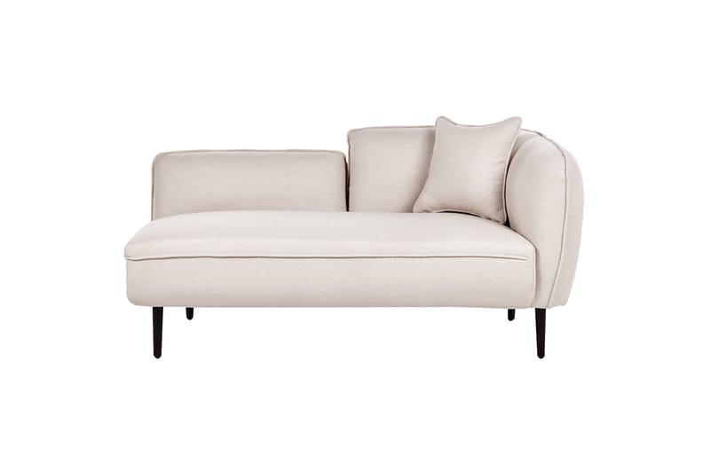 Toyoki Sjeselong 138 cm Høyre - Beige/Svart - Møbler - Stoler & lenestoler - Lenestoler - Sjeselonglenestol & divanlenestol