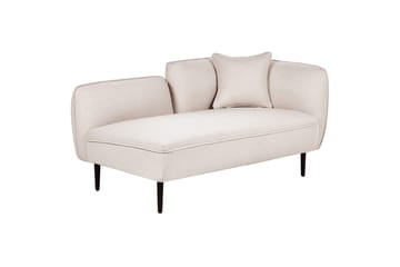 Toyoki Sjeselong 138 cm Høyre - Beige/Svart - Møbler - Stoler & lenestoler - Lenestoler - Sjeselonglenestol & divanlenestol