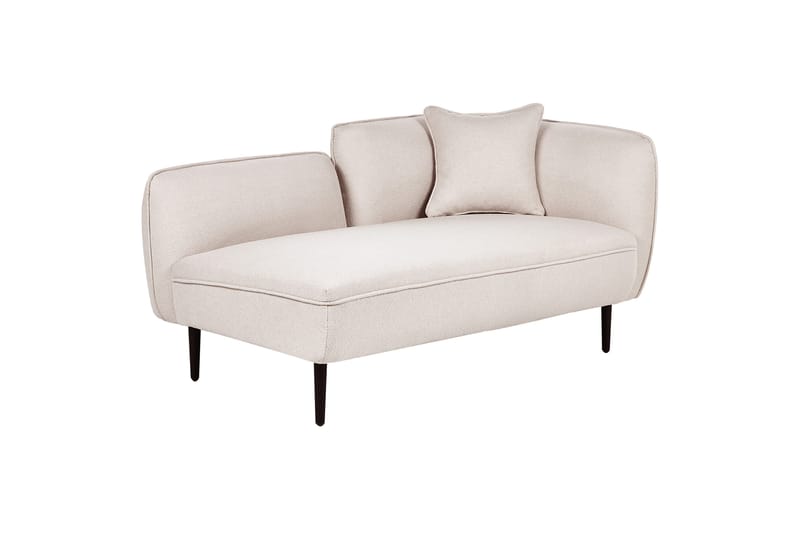 Toyoki Sjeselong 138 cm Høyre - Beige/Svart - Møbler - Stoler & lenestoler - Lenestoler - Sjeselonglenestol & divanlenestol