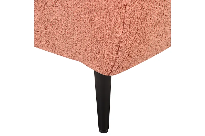 Toyoki Sjeselong 138 cm Høyre - Svart/Rosa - Møbler - Stoler & lenestoler - Lenestoler - Sjeselonglenestol & divanlenestol