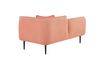 Toyoki Sjeselong 138 cm Høyre - Svart/Rosa - Møbler - Stoler & lenestoler - Lenestoler - Sjeselonglenestol & divanlenestol
