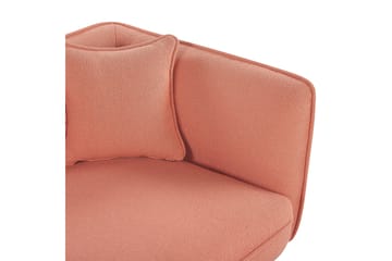 Toyoki Sjeselong 138 cm Høyre - Svart/Rosa - Møbler - Stoler & lenestoler - Lenestoler - Sjeselonglenestol & divanlenestol