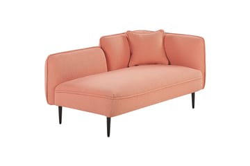 Toyoki Sjeselong 138 cm Høyre - Svart/Rosa - Møbler - Stoler & lenestoler - Lenestoler - Sjeselonglenestol & divanlenestol