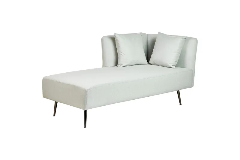 Toyoko Sjeselong 156 cm Høyre - Svart/Grønn - Møbler - Stoler & lenestoler - Lenestoler - Sjeselonglenestol & divanlenestol