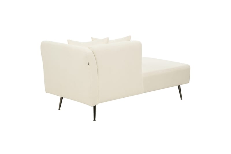 Toyoko Sjeselong 156 cm Høyre - Svart/Hvit - Møbler - Stoler & lenestoler - Lenestoler - Sjeselonglenestol & divanlenestol