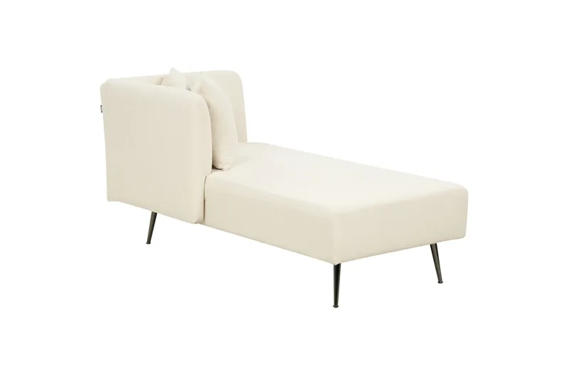 Toyoko Sjeselong 156 cm Høyre - Svart/Hvit - Møbler - Stoler & lenestoler - Lenestoler - Sjeselonglenestol & divanlenestol