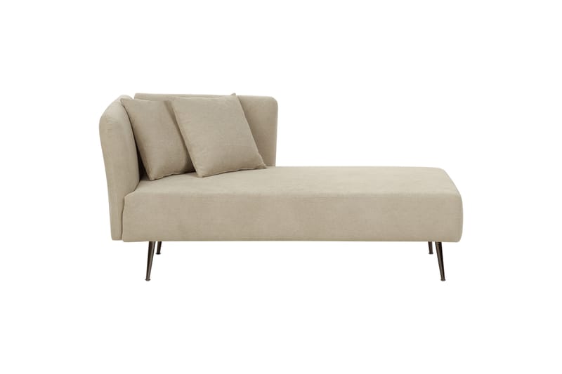 Toyoko Sjeselong 156 cm Venstre - Beige/Svart - Møbler - Stoler & lenestoler - Lenestoler - Sjeselonglenestol & divanlenestol