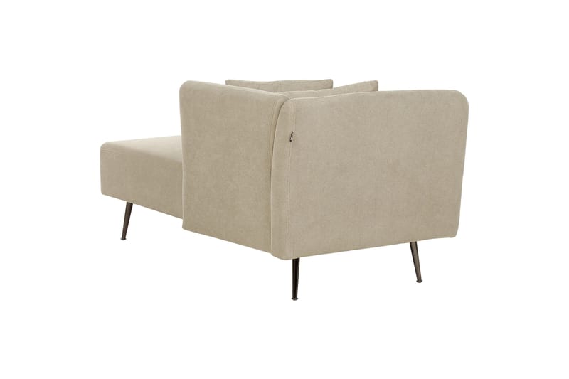 Toyoko Sjeselong 156 cm Venstre - Beige/Svart - Møbler - Stoler & lenestoler - Lenestoler - Sjeselonglenestol & divanlenestol
