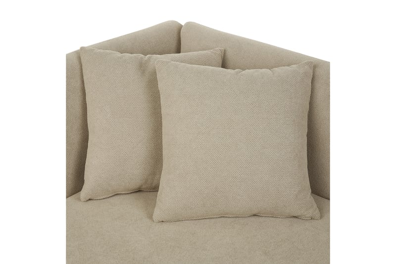 Toyoko Sjeselong 156 cm Venstre - Beige/Svart - Møbler - Stoler & lenestoler - Lenestoler - Sjeselonglenestol & divanlenestol