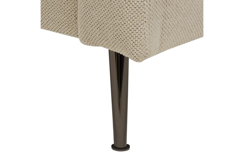 Toyoko Sjeselong 156 cm Venstre - Beige/Svart - Møbler - Stoler & lenestoler - Lenestoler - Sjeselonglenestol & divanlenestol