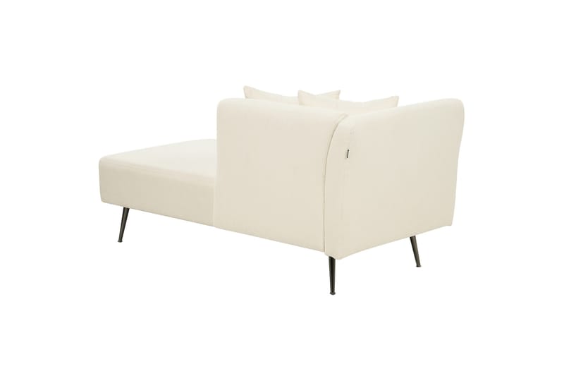 Toyoko Sjeselong 156 cm Venstre - Svart/Hvit - Møbler - Stoler & lenestoler - Lenestoler - Sjeselonglenestol & divanlenestol