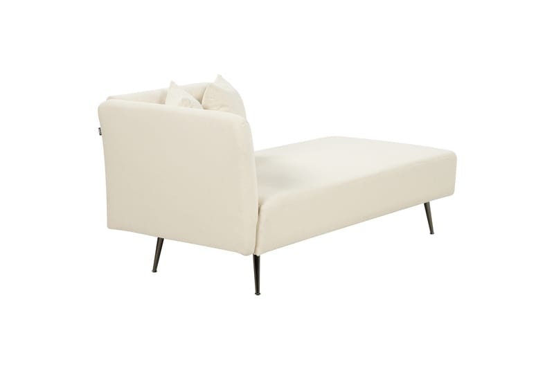 Toyoko Sjeselong 156 cm Venstre - Svart/Hvit - Møbler - Stoler & lenestoler - Lenestoler - Sjeselonglenestol & divanlenestol