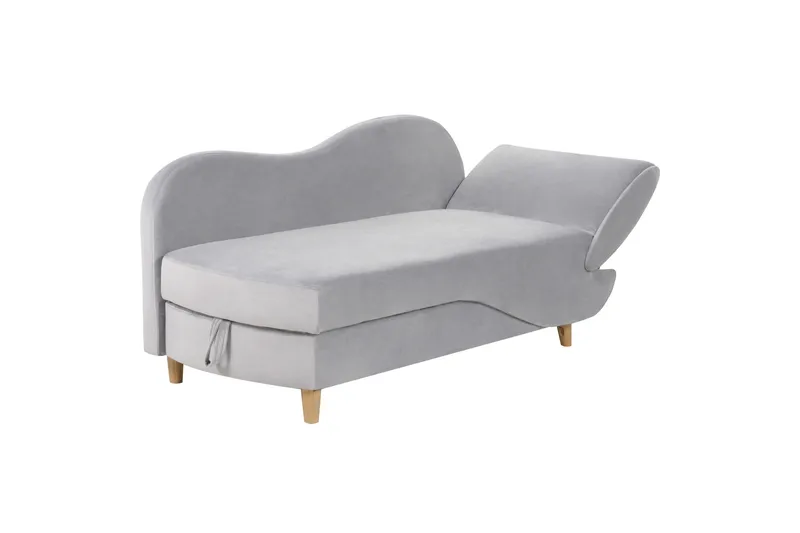 Trehan Sjeselong 157 cm Høyre - Grå - Møbler - Stoler & lenestoler - Lenestoler - Sjeselonglenestol & divanlenestol