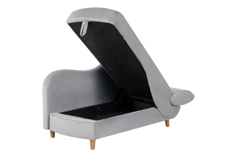 Trehan Sjeselong 157 cm Høyre - Grå - Møbler - Stoler & lenestoler - Lenestoler - Sjeselonglenestol & divanlenestol