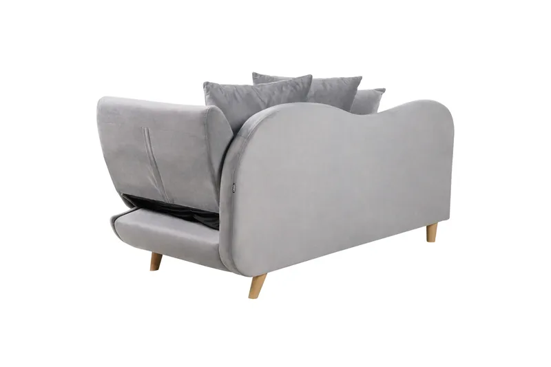 Trehan Sjeselong 157 cm Høyre - Grå - Møbler - Stoler & lenestoler - Lenestoler - Sjeselonglenestol & divanlenestol