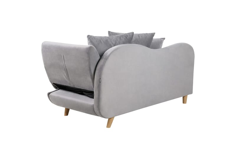 Trehan Sjeselong 157 cm Høyre - Grå - Møbler - Stoler & lenestoler - Lenestoler - Sjeselonglenestol & divanlenestol