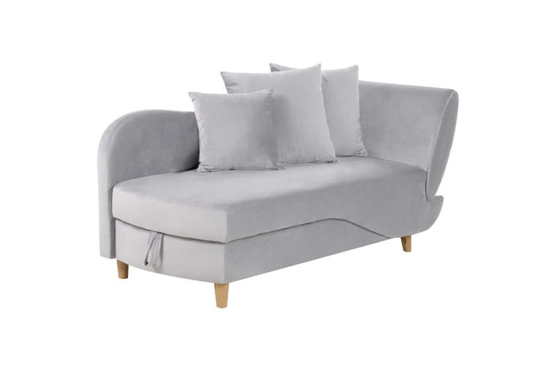 Trehan Sjeselong 157 cm Høyre - Grå - Møbler - Stoler & lenestoler - Lenestoler - Sjeselonglenestol & divanlenestol