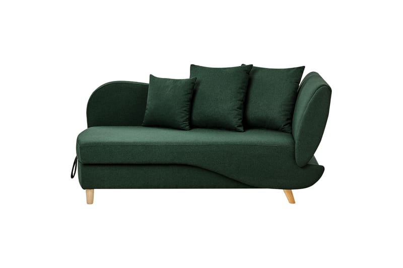 Trehan Sjeselong 157 cm Høyre - Grønn - Møbler - Stoler & lenestoler - Lenestoler - Sjeselonglenestol & divanlenestol