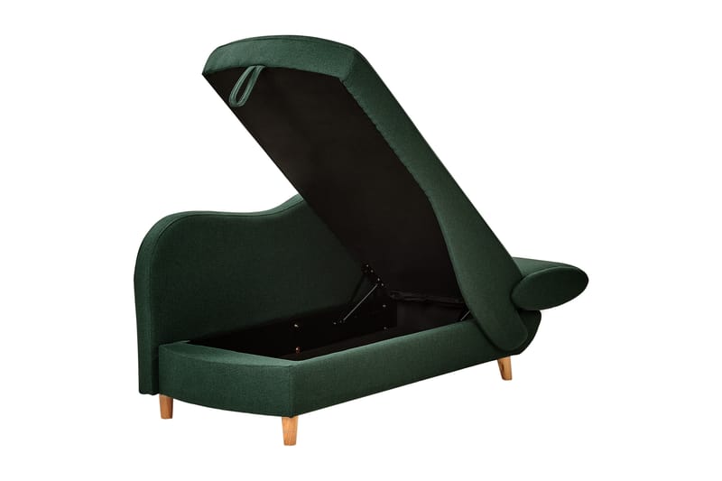 Trehan Sjeselong 157 cm Høyre - Grønn - Møbler - Stoler & lenestoler - Lenestoler - Sjeselonglenestol & divanlenestol