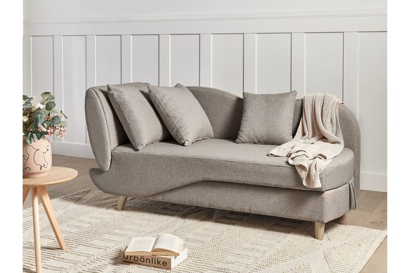 Trehan Sjeselong 157 cm Venstre - Brun - Møbler - Stoler & lenestoler - Lenestoler - Sjeselonglenestol & divanlenestol