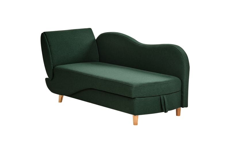 Trehan Sjeselong 157 cm Venstre - Grønn - Møbler - Stoler & lenestoler - Lenestoler - Sjeselonglenestol & divanlenestol