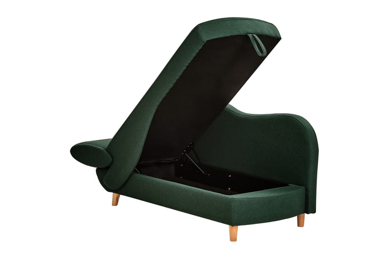 Trehan Sjeselong 157 cm Venstre - Grønn - Møbler - Stoler & lenestoler - Lenestoler - Sjeselonglenestol & divanlenestol