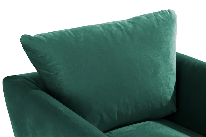 Trend Lenestol - Grønn Fløyel - Møbler - Stoler & lenestoler - Lenestoler